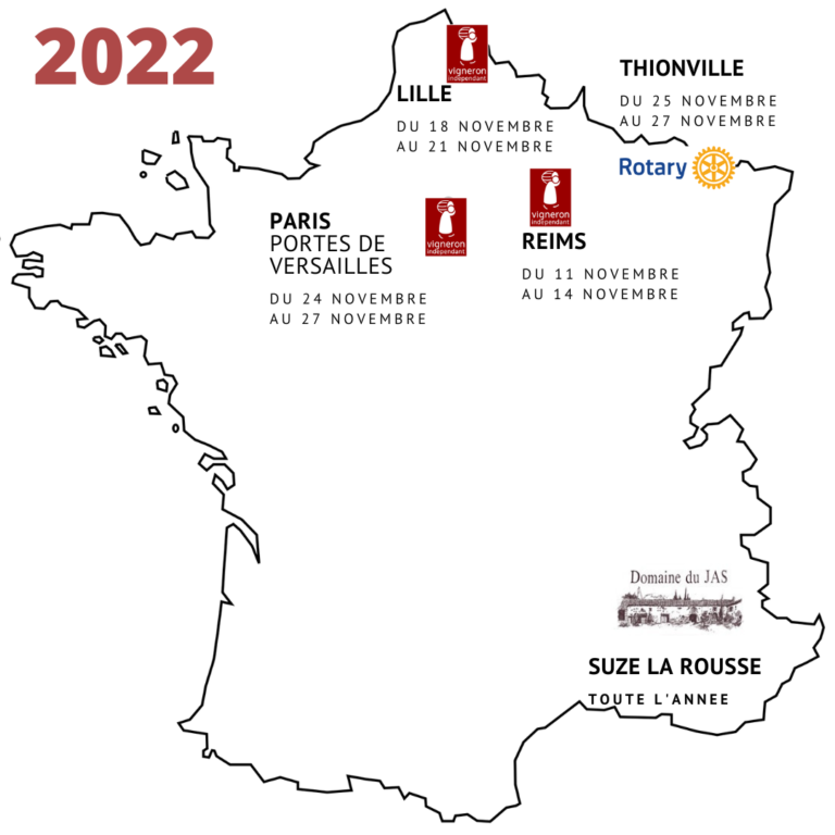 Où nous retrouver en cette fin d’année 2022 :