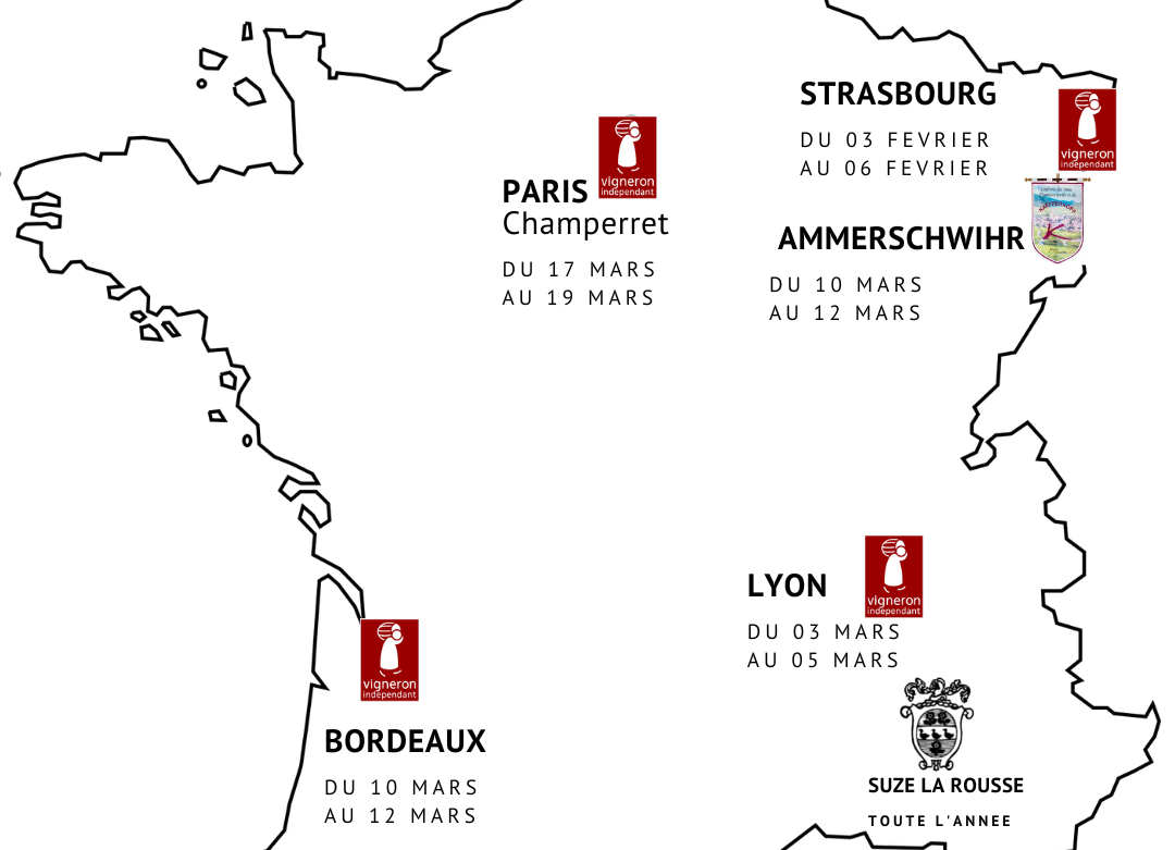 Vos rendez-vous avec le Domaine du Jas en 2023 !